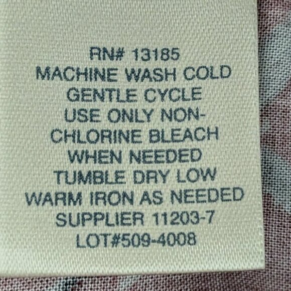 ISLAND SHORES Burgundy Floral Tropical Short Sleeve Button Shirt; Size XL - Picture 5 of 5